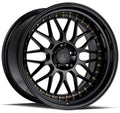 Aodhan AH02 19" 5x112 Gloss Black (Gold Rivet)