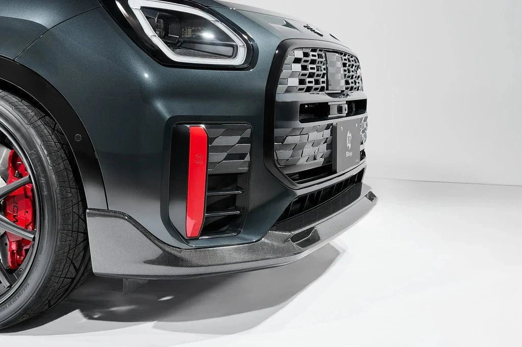 3D Design MINI U25 Countryman JCW Carbon Front Lip (2025+)