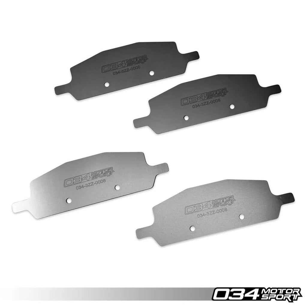 034Motorsport Titanium Brake Pad Shim Kit - Audi / B9 / B9.5 / S4 / S5 / SQ5 / RS5