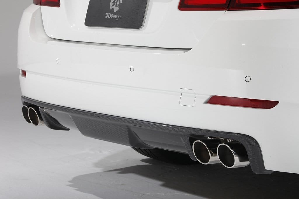 3D Design - 5 Series F10 non M-Sport Rear Diffuser 4 tip