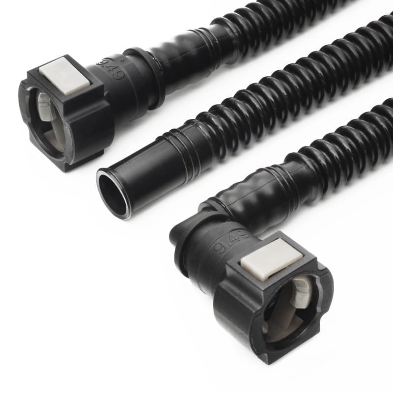 Nuke Performance Pre-assembled in tank 350mm fuel hose SAE 9.49 Straight to ID10