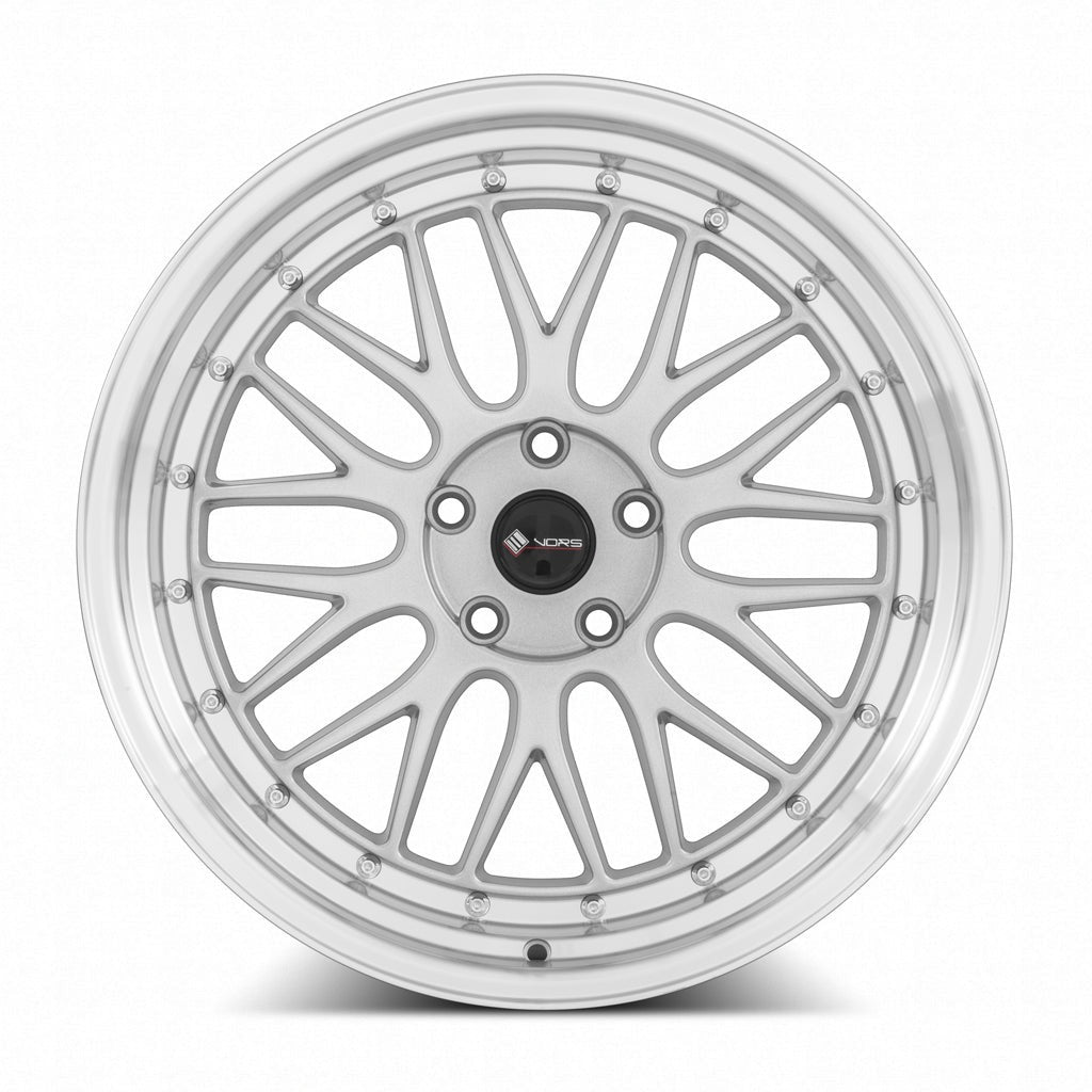VORS VR8 18" 5x108 Silver Machined Lip