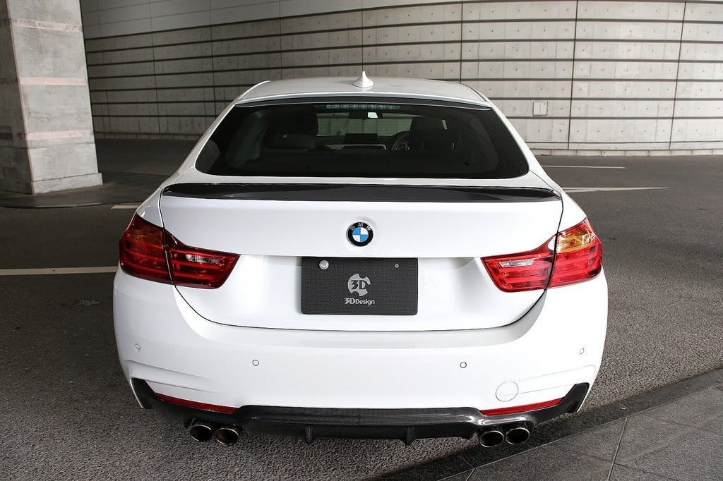 3D Design - 4 Series F36 Trunk Spoiler Carbon