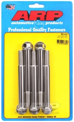ARP 1/2-13 x 4.500in SS Hex Bolt Kit (Set of 5)
