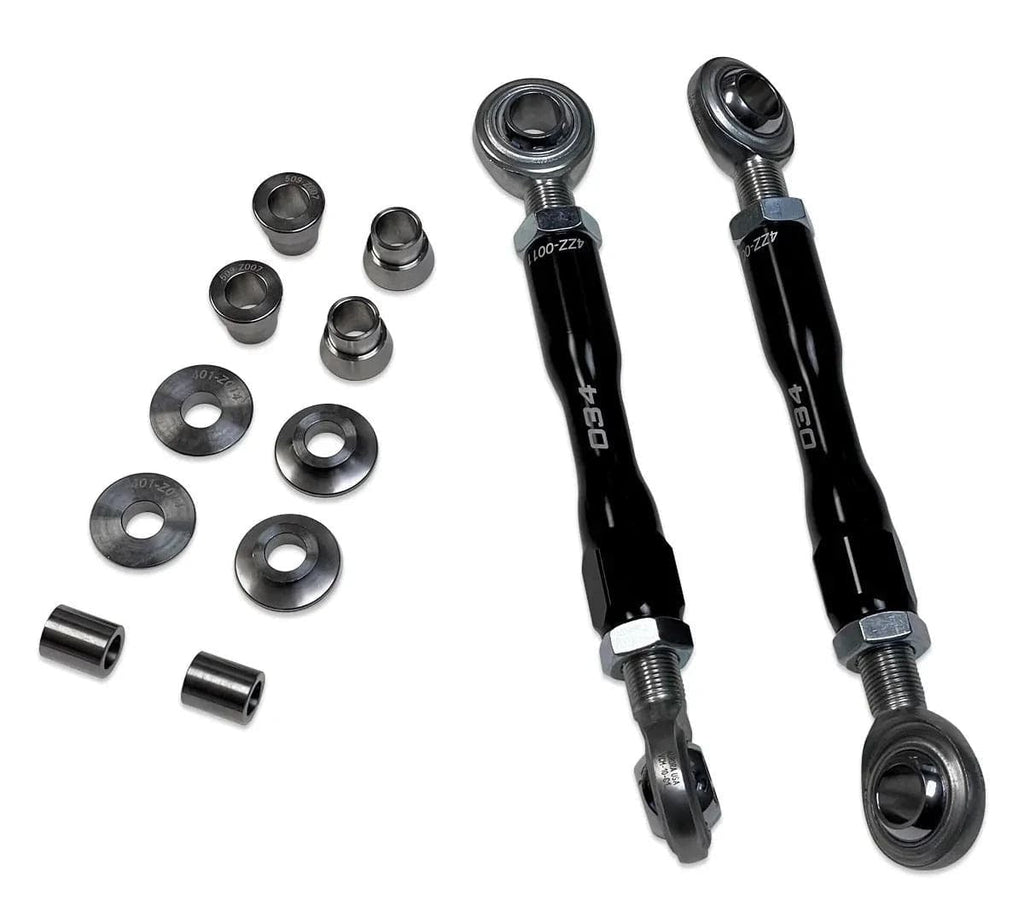 034Motorsport Billet Adjustable Rear Sway Bar End Link Pair - Gen 1 & Gen 1.5 Audi R8 (4.2 V8 & 5.2 V10)