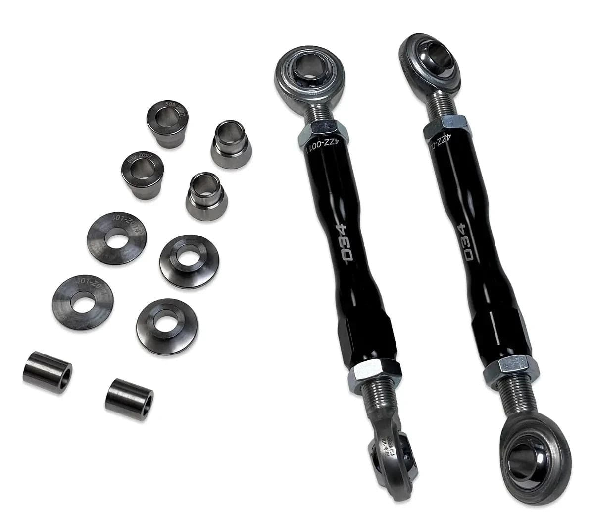 034Motorsport Billet Adjustable Rear Sway Bar End Link Pair - Gen 1 & Gen 1.5 Audi R8 (4.2 V8 & 5.2 V10)