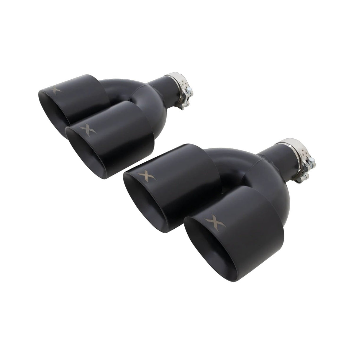 XForce Black Quad 4.5 inch Tip - VW / MK7 / MK7.5 / Golf R