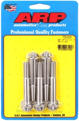 ARP M10 x 1.50 x 65 12pt Stainless Steel Bolts (Set of 5)