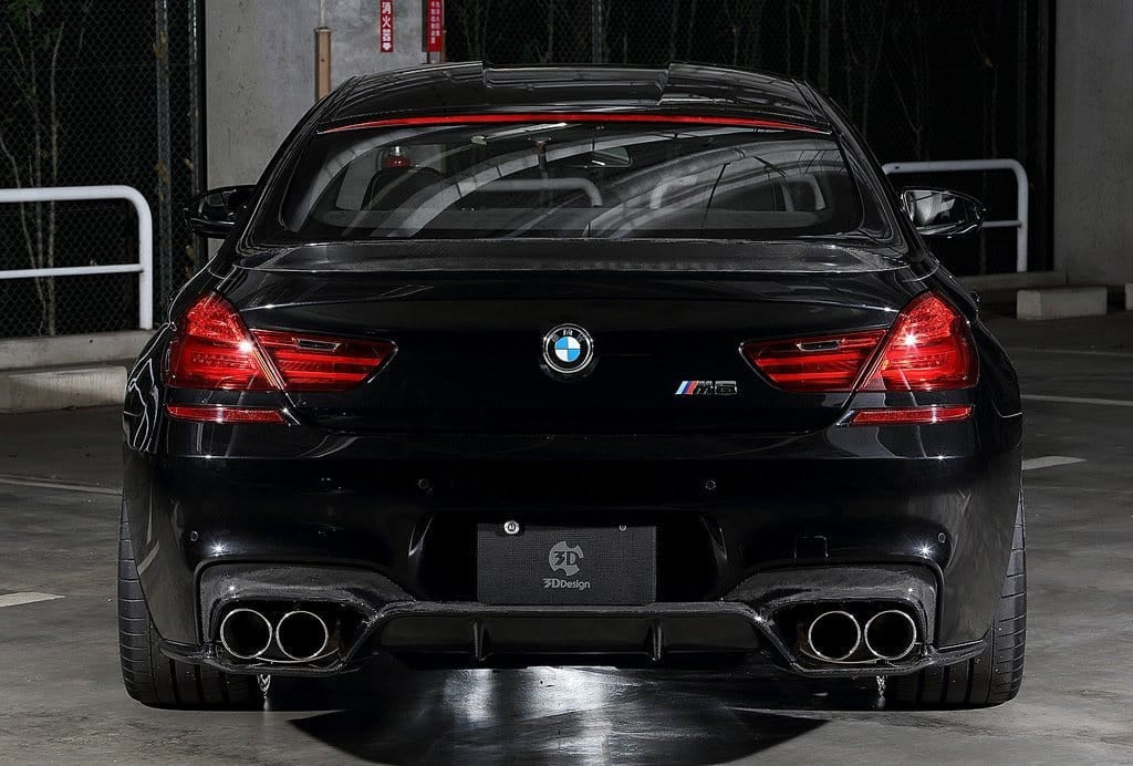 3D Design - M6 F06 / F12 / F13 Rear Diffuser w/o lower exhaust trim