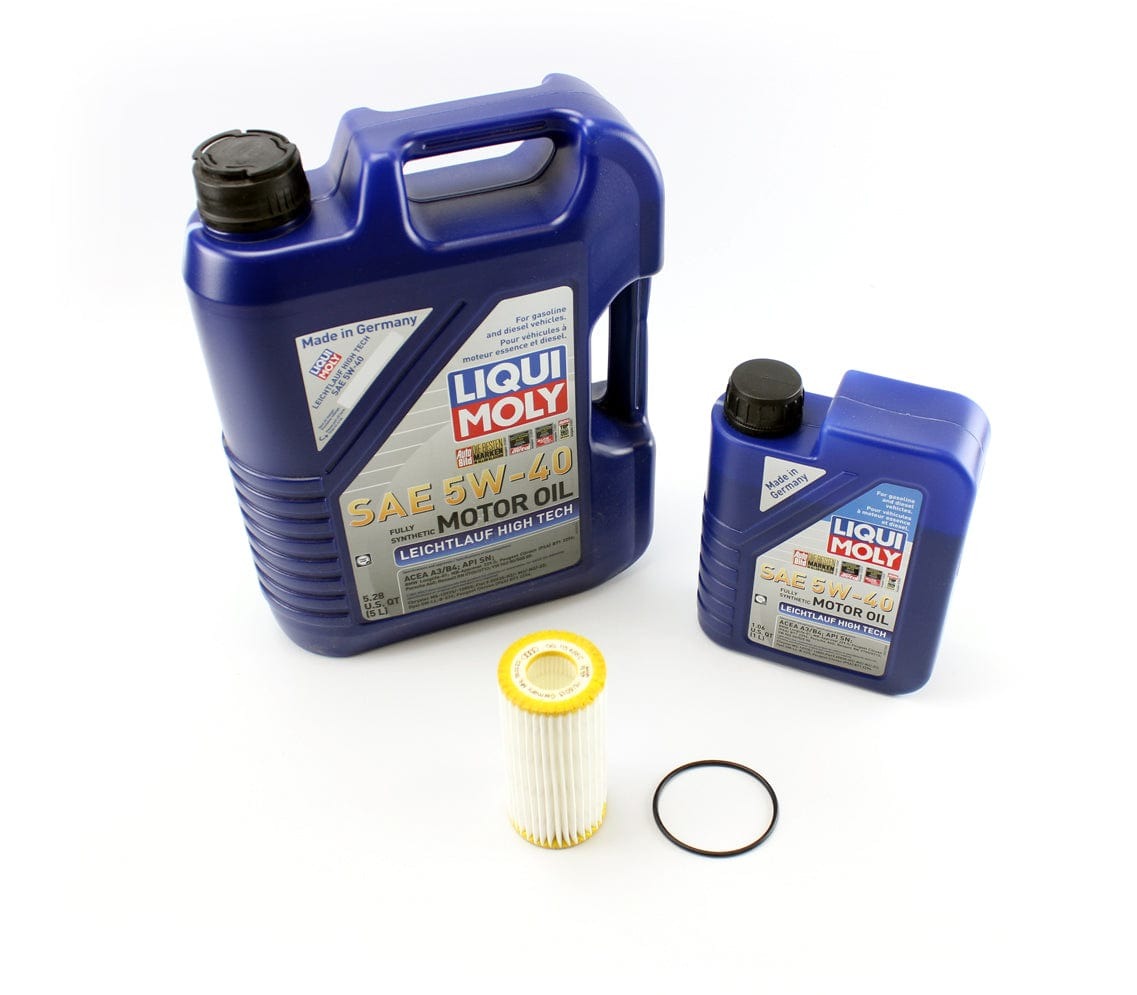 Oil Service Kit - Liqui Moly Leichtlauf High Tech 5w-40 - VW/Audi / Gen 3 / 1.8T / 2.0T