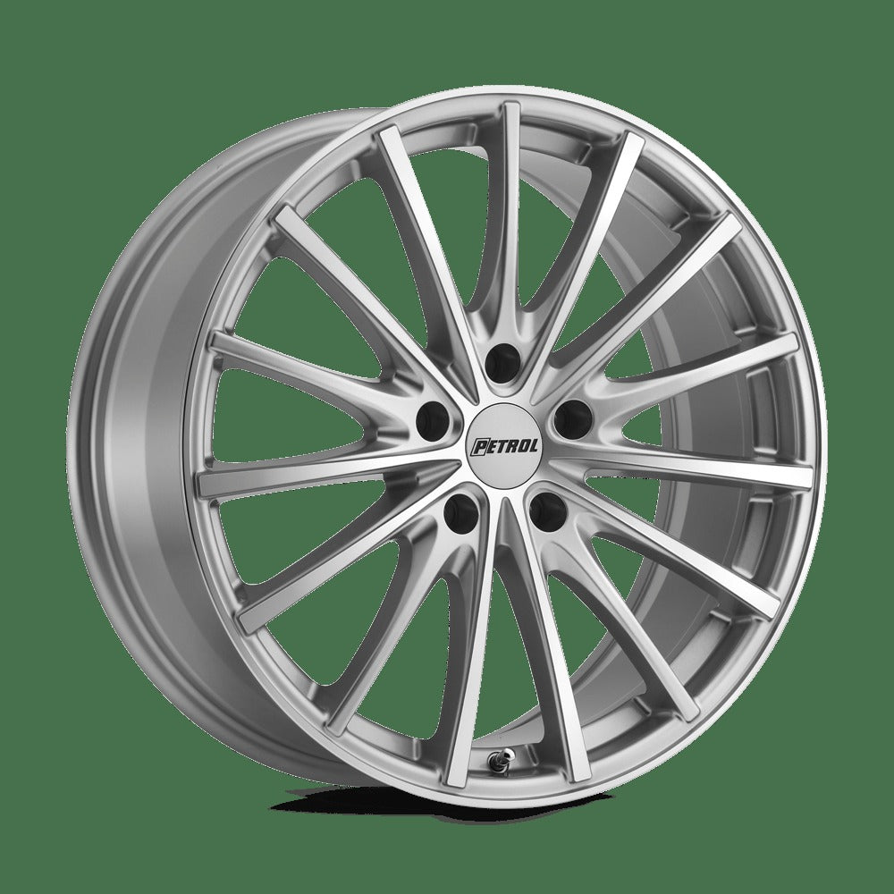 Petrol P3A 18" 5x112 Silver W/ Machined Cut Face