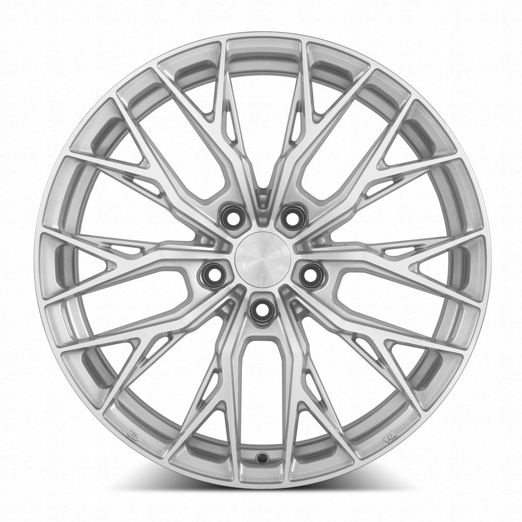 MRR GF5 21" 5x108 Silver Machined Face