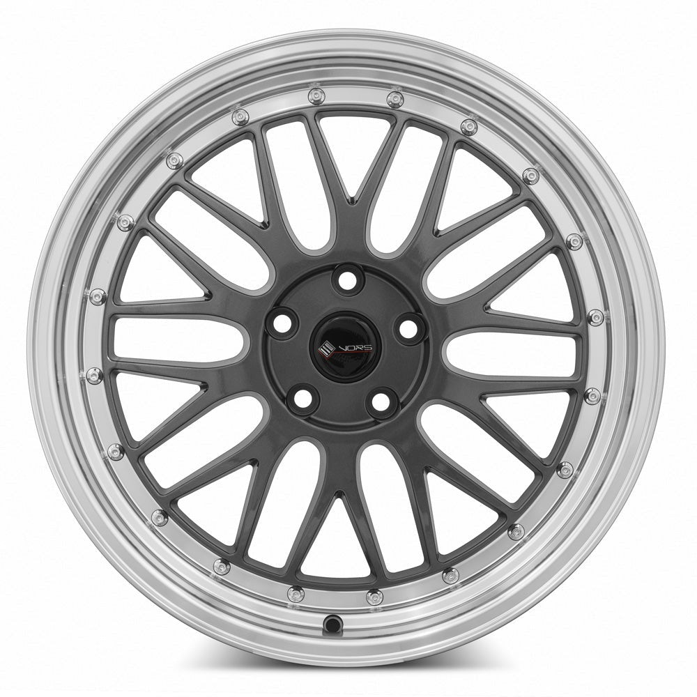 VORS VR8 18" 5x105 Hyper Black Machined Lip