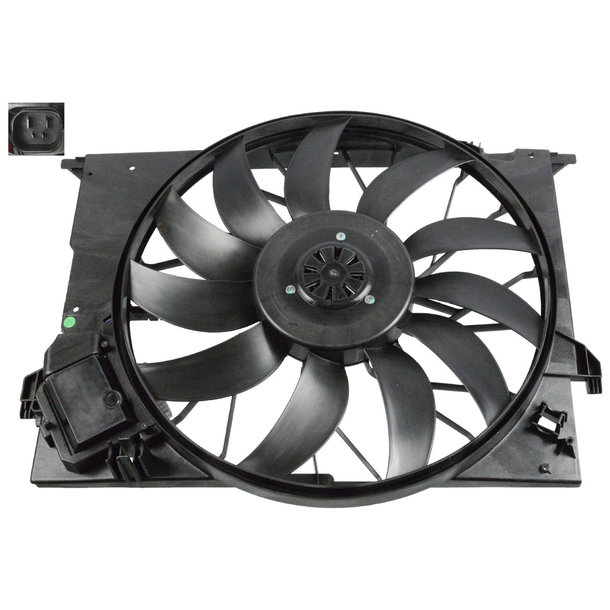 Radiator Fan with Shroud - Mercedes