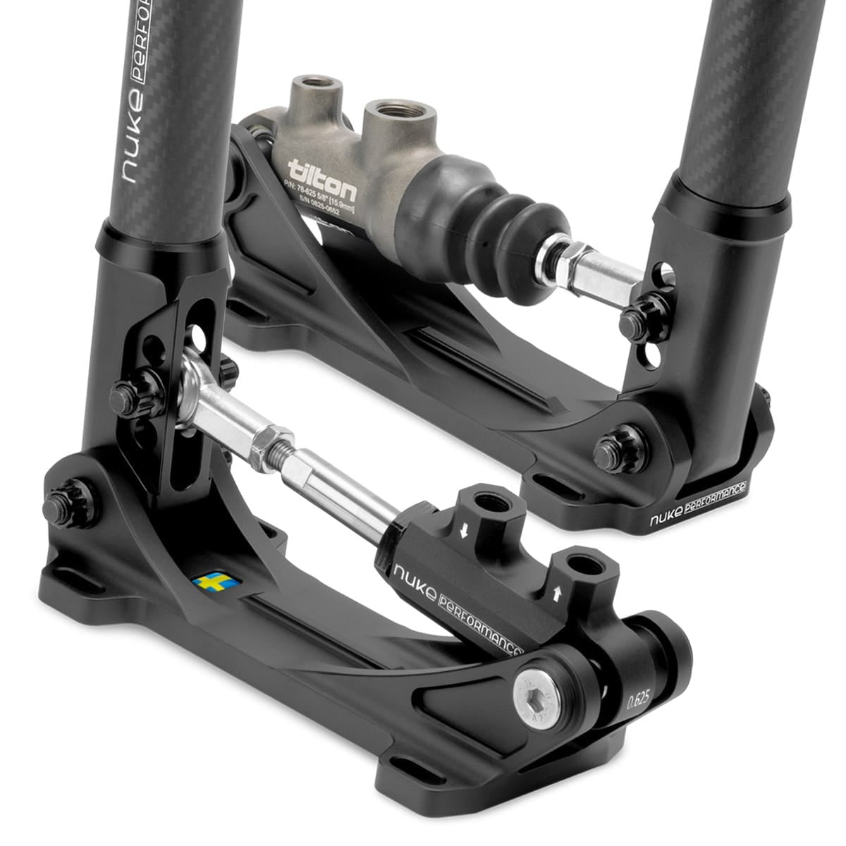 Nuke Performance Hydraulic Handbrake DriftSpec Pro, Carbon Kevlar 360/460mm