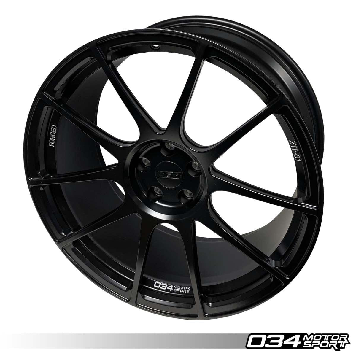 034Motorsport ZTF-R01 Forged Wheels 21" 5x112 Satin Black