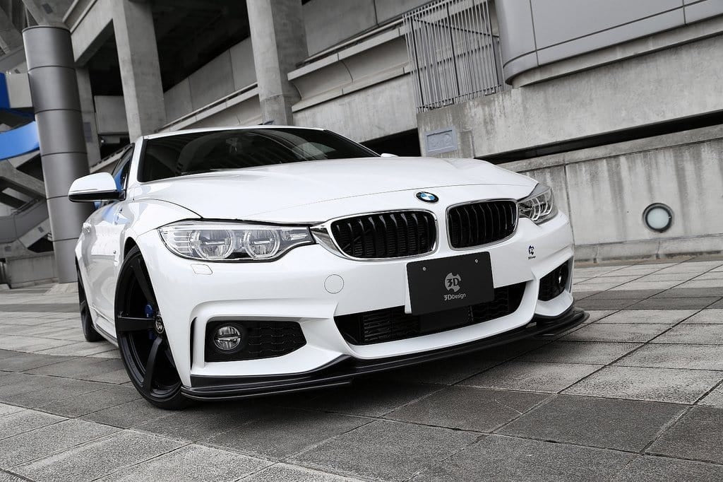 3D Design - 4 Series F32 / F36 Front Lip Spoiler Carbon