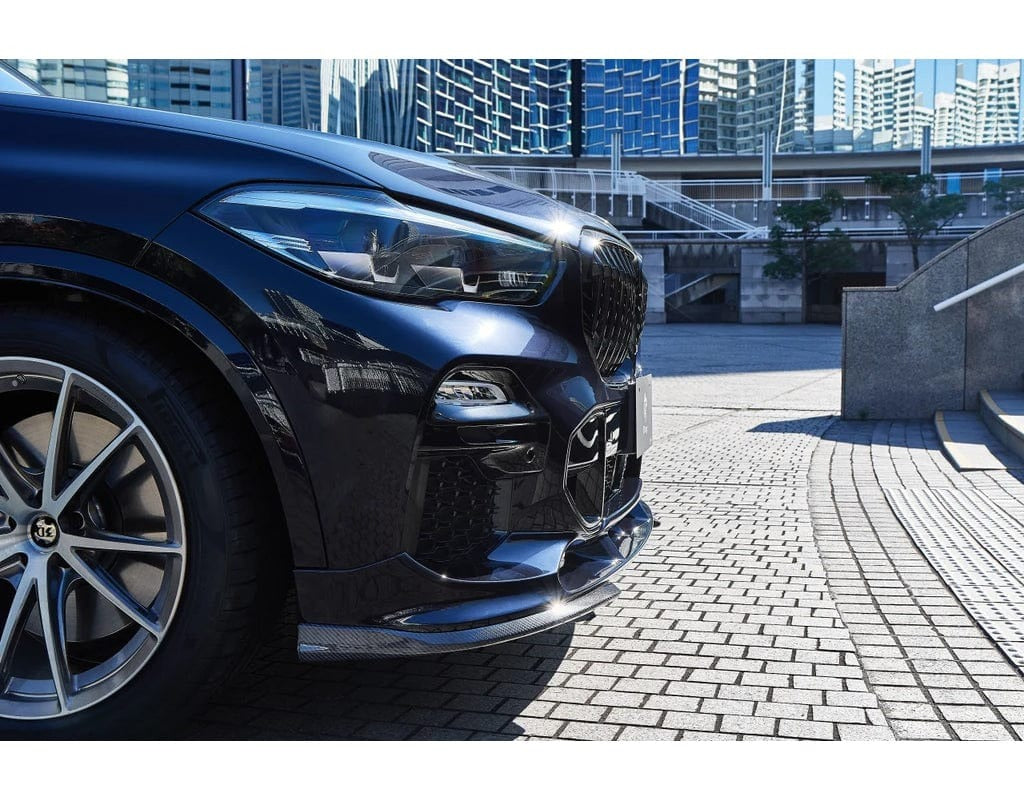 3D Design G05 X5 Carbon Under Splitter Set