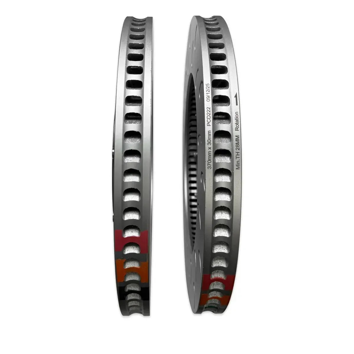 034 Motorsport 2-Piece Floating Rear Brake Rotor Upgrade - Audi / C8 / RS6 / RS7 (370x30mm)