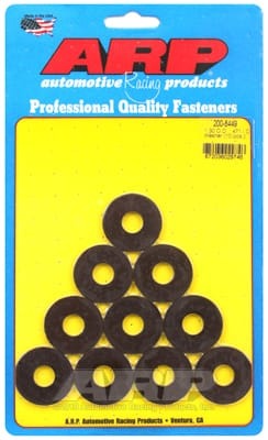 ARP .471 ID x 1.30 OD No Chamfer Black Washer (Set of 10)