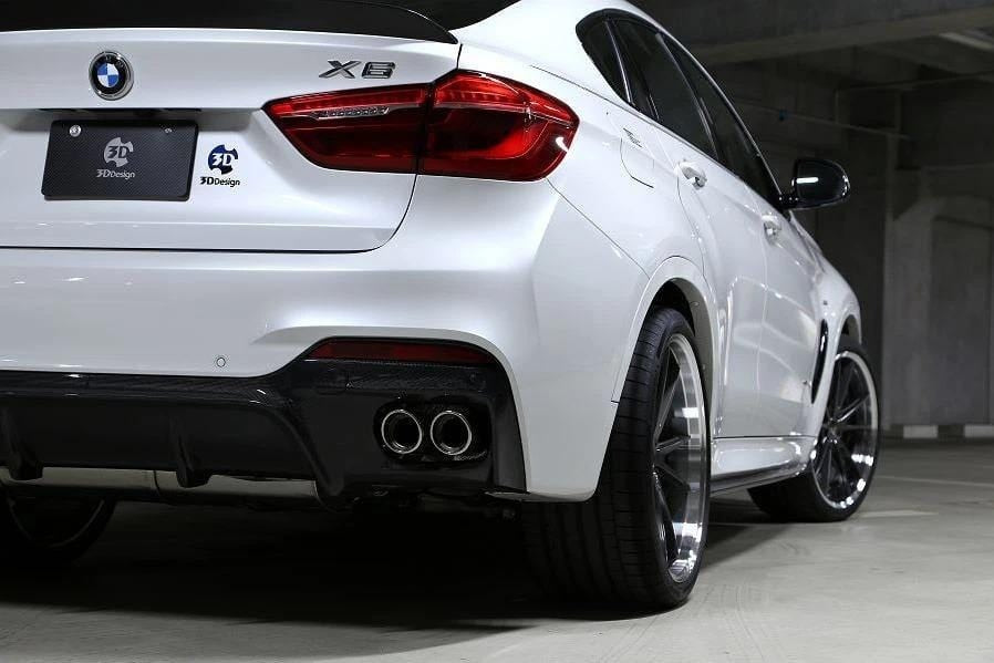 3D Design F16 X6 M-Sport Carbon Rear Diffuser