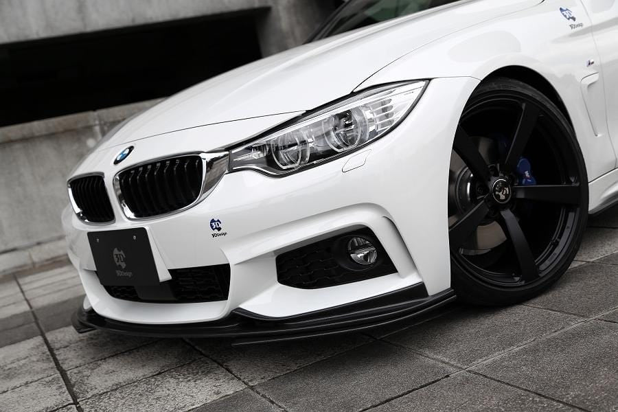3D Design - 4 Series F32 / F36 Under Splitters Carbon