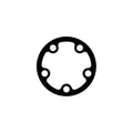 Nuke Performance CFC Unit Filler Neck Gasket, Viton