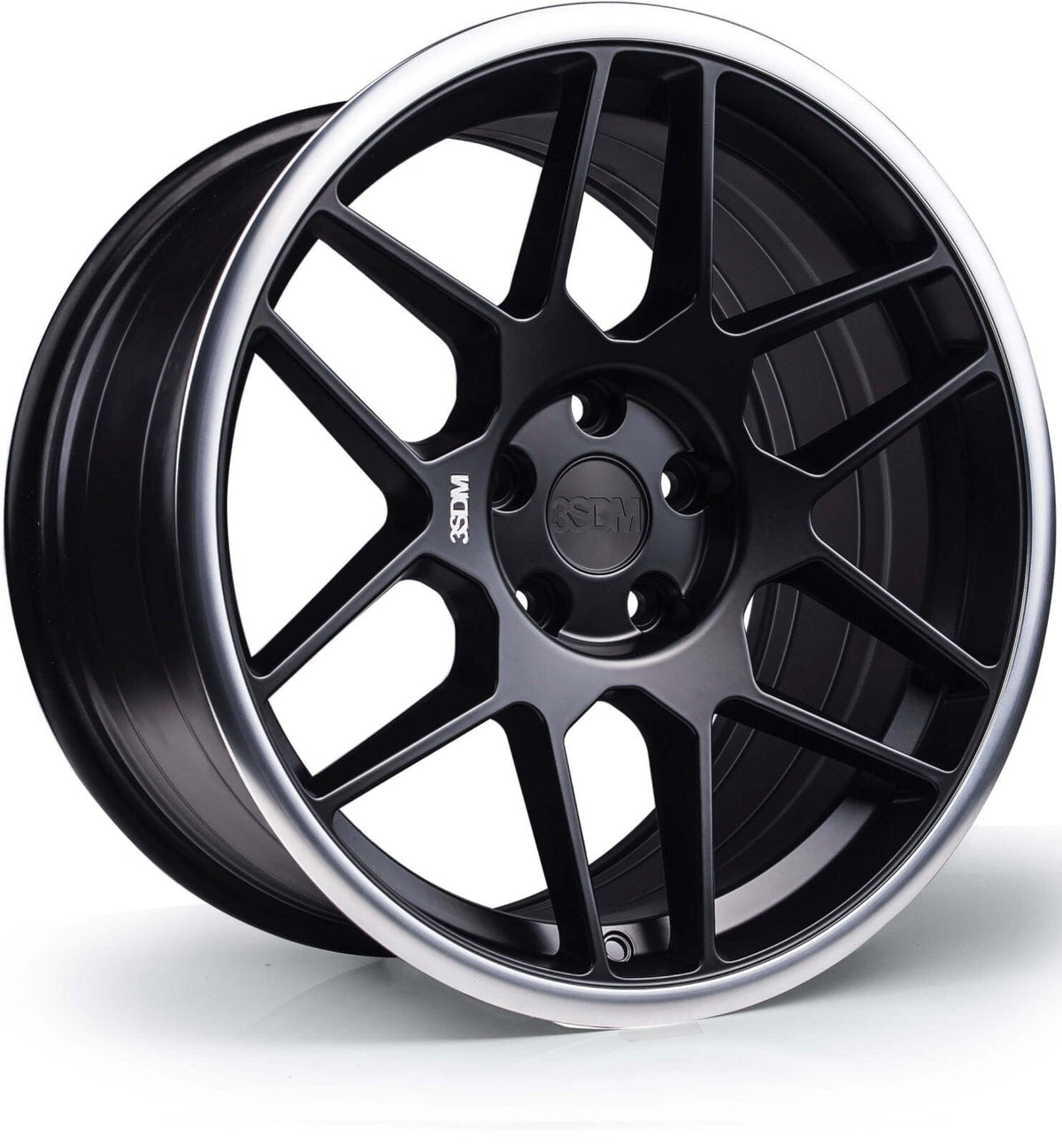 3SDM 0.09 19" 5x112 Matte Black Mirror Lip