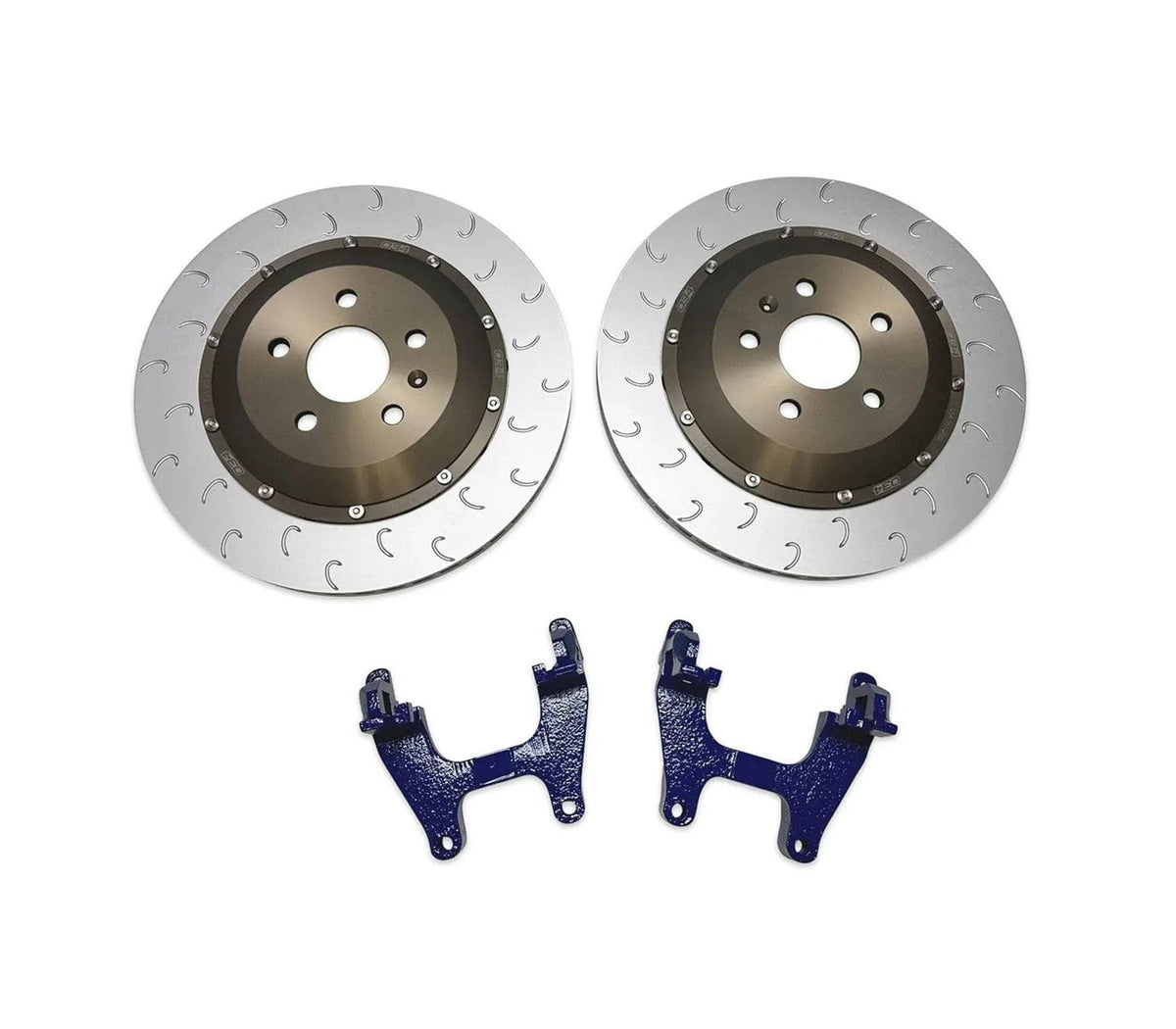 034Motorsport 2-Piece Floating Rear Brake Rotor 355mm Upgrade - VW / Audi / Mk8 / GTI / Golf R / 8Y / S3 / RS3