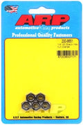 ARP 1/4-28 Black Coarse Hex Nut Kit (Set of 5)