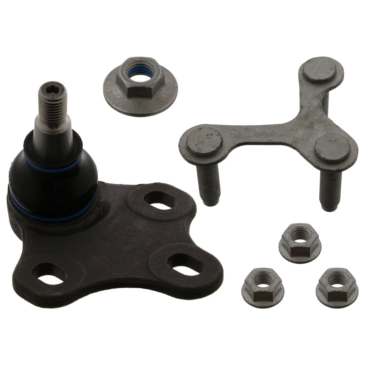 Ball Joint with Lock Nuts & Locking Plate - VW/Audi