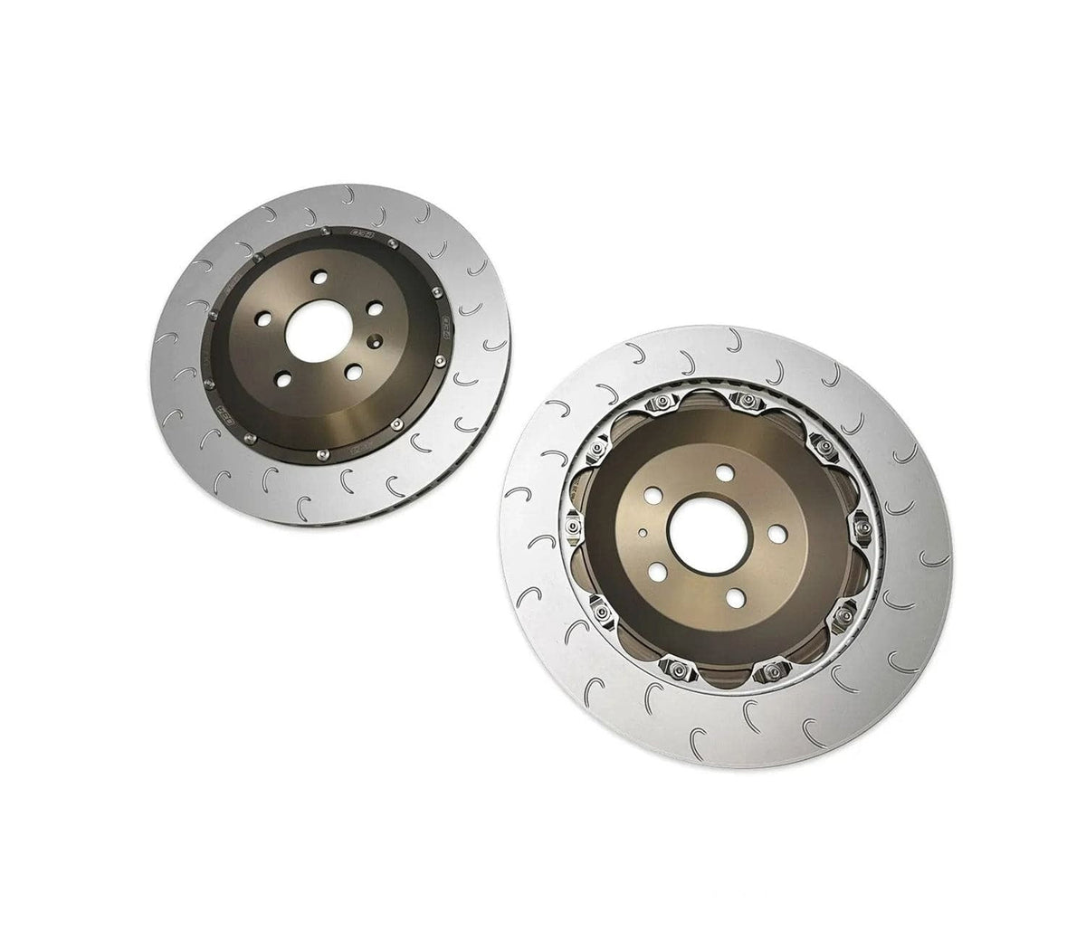 034Motorsport 2-Piece Floating Rear Brake Rotor 355mm Upgrade - VW / Audi / Mk8 / GTI / Golf R / 8Y / S3 / RS3
