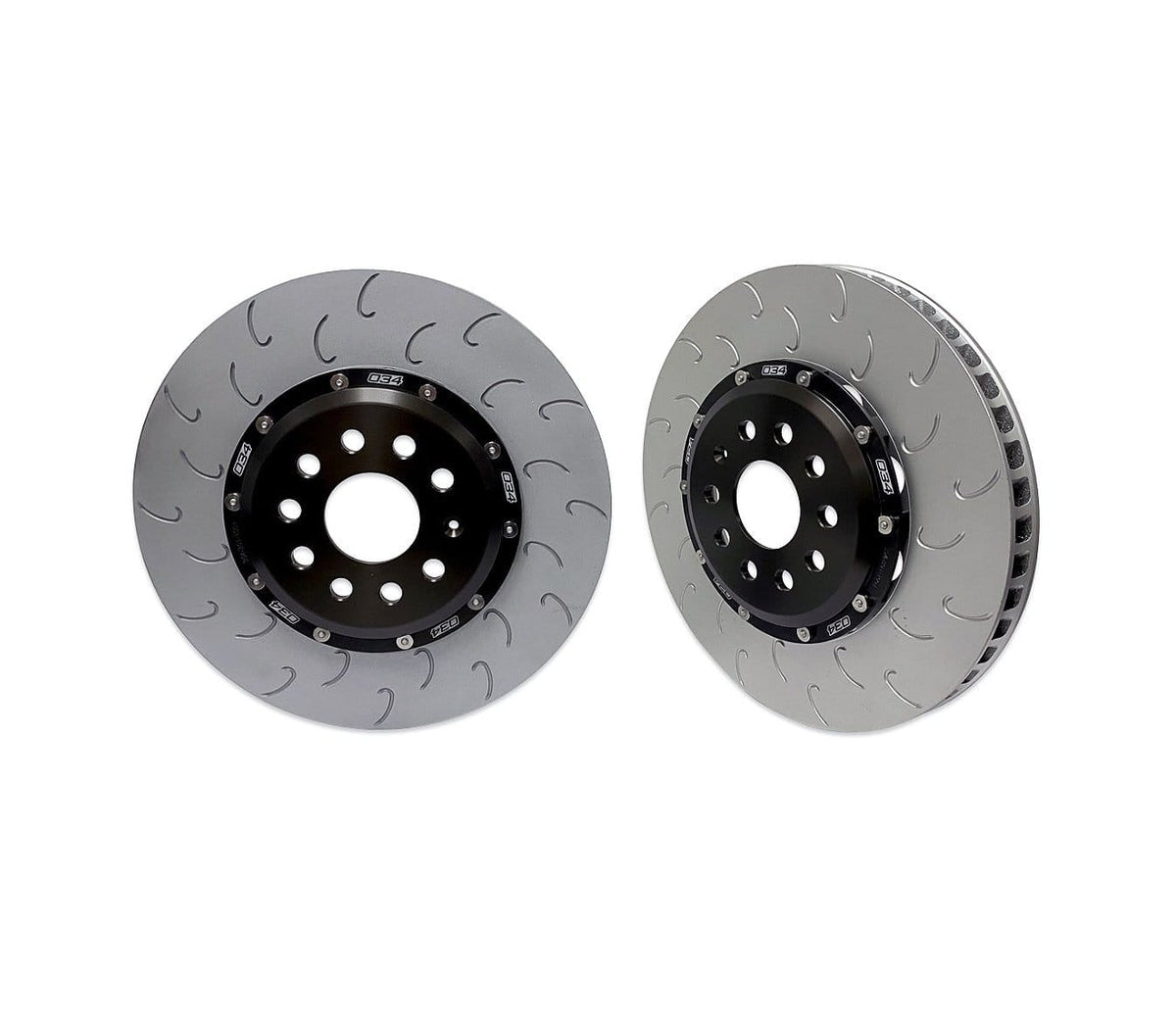 034Motorsport 2-Piece Floating Front Brake Rotor Upgrade Kit - VW/Audi / MQB / EVO4 / 2.0T TFSI (Performance Pack)