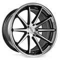Rohana RFC10 19" 5x112 Machine Black/Chrome Lip
