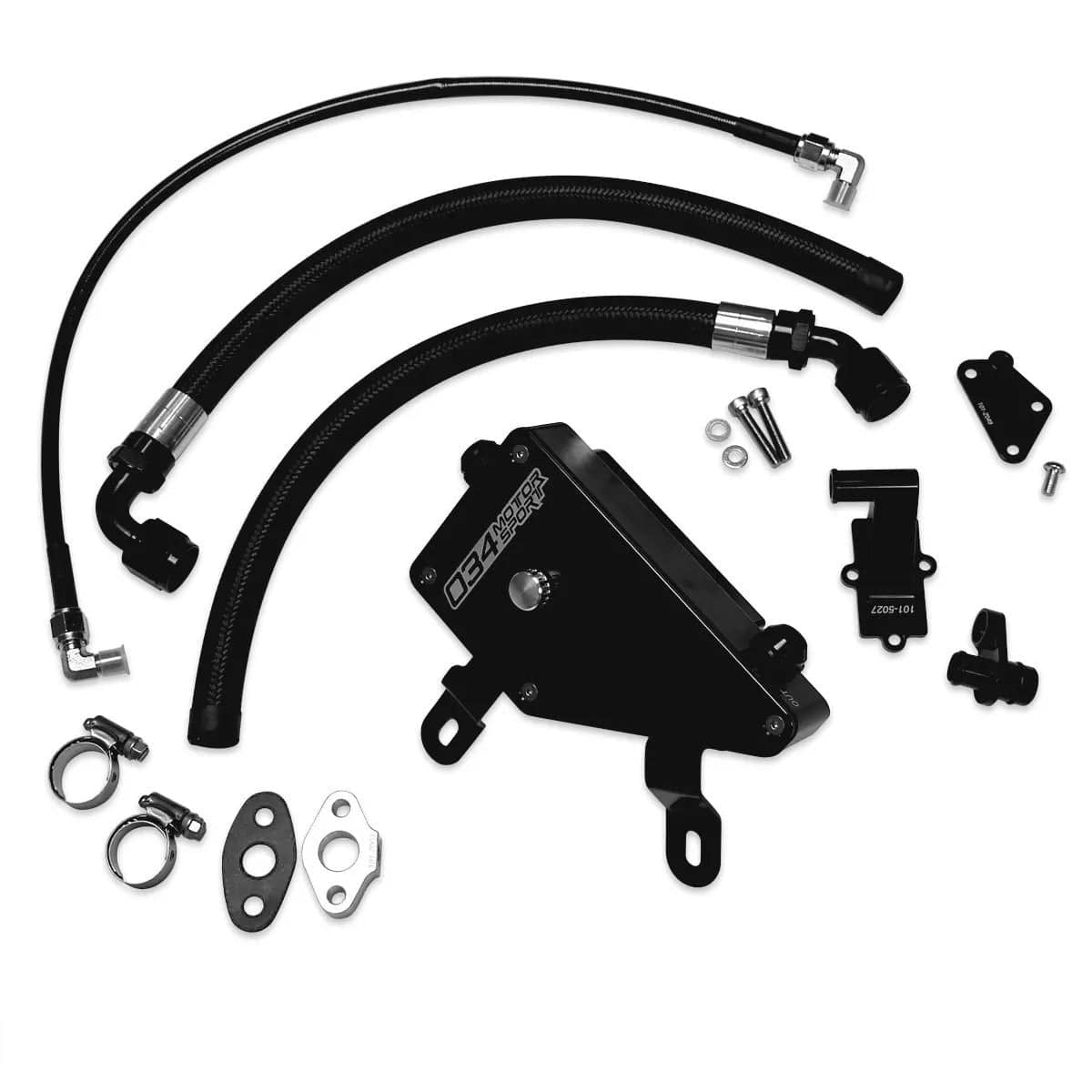 034Motorsport Billet Aluminum Engine Catch Can Kit - Audi / 8V.5 RS3 / 8S TTRS