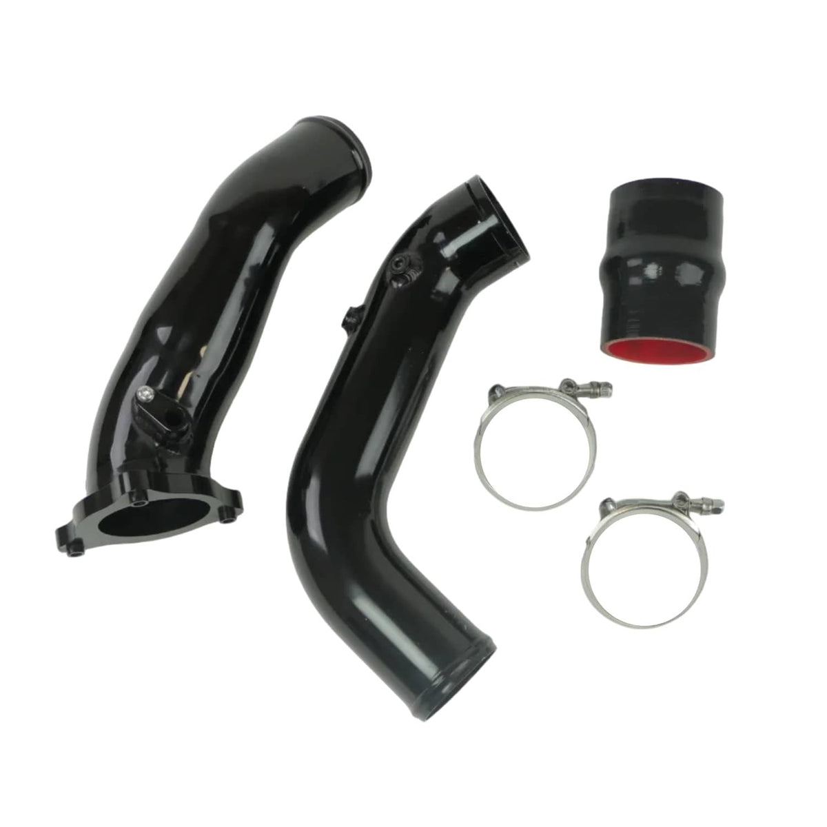 Evolution Racewerks Charge Pipe Kit Anodized Black Finish - BMW / B46 / B48 (various models confirm fitment) (SCRATCH AND DENT)