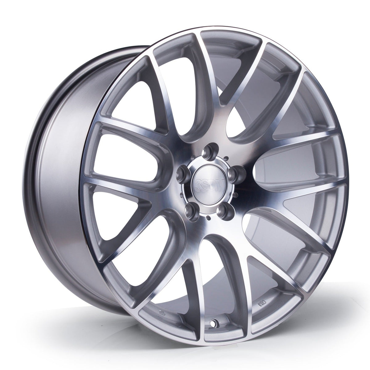 3SDM 0.01-SF 5x100 18" Silver Cut