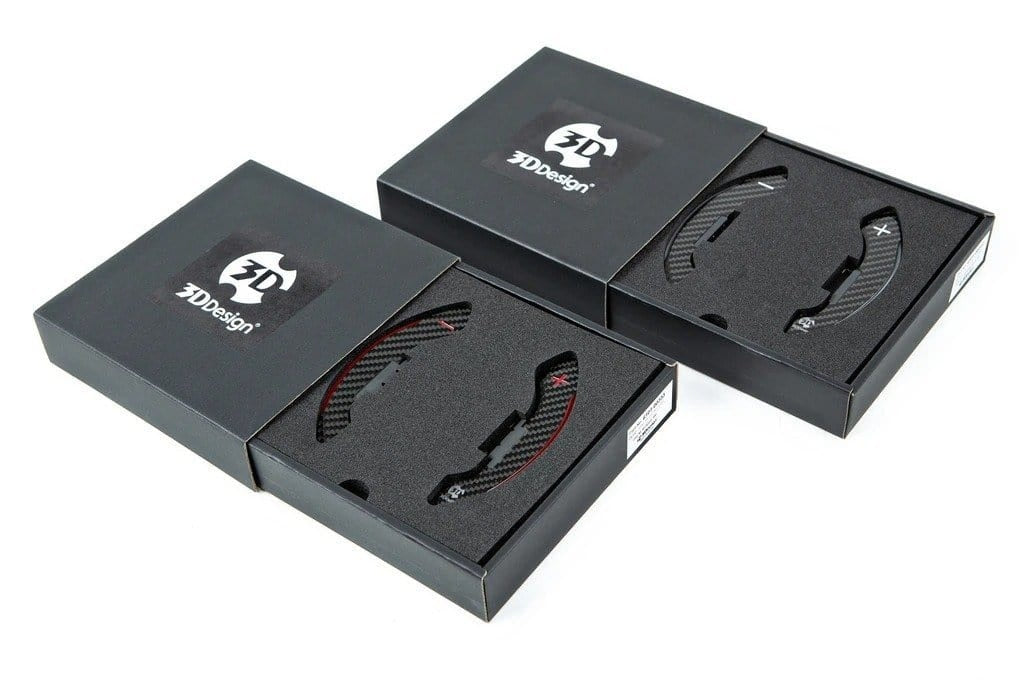 3D Design F-Series Carbon Shift Paddle Set - AT