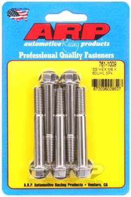 ARP M8 x 1.25 x 60 Hex Stainless Steel Bolt Kit