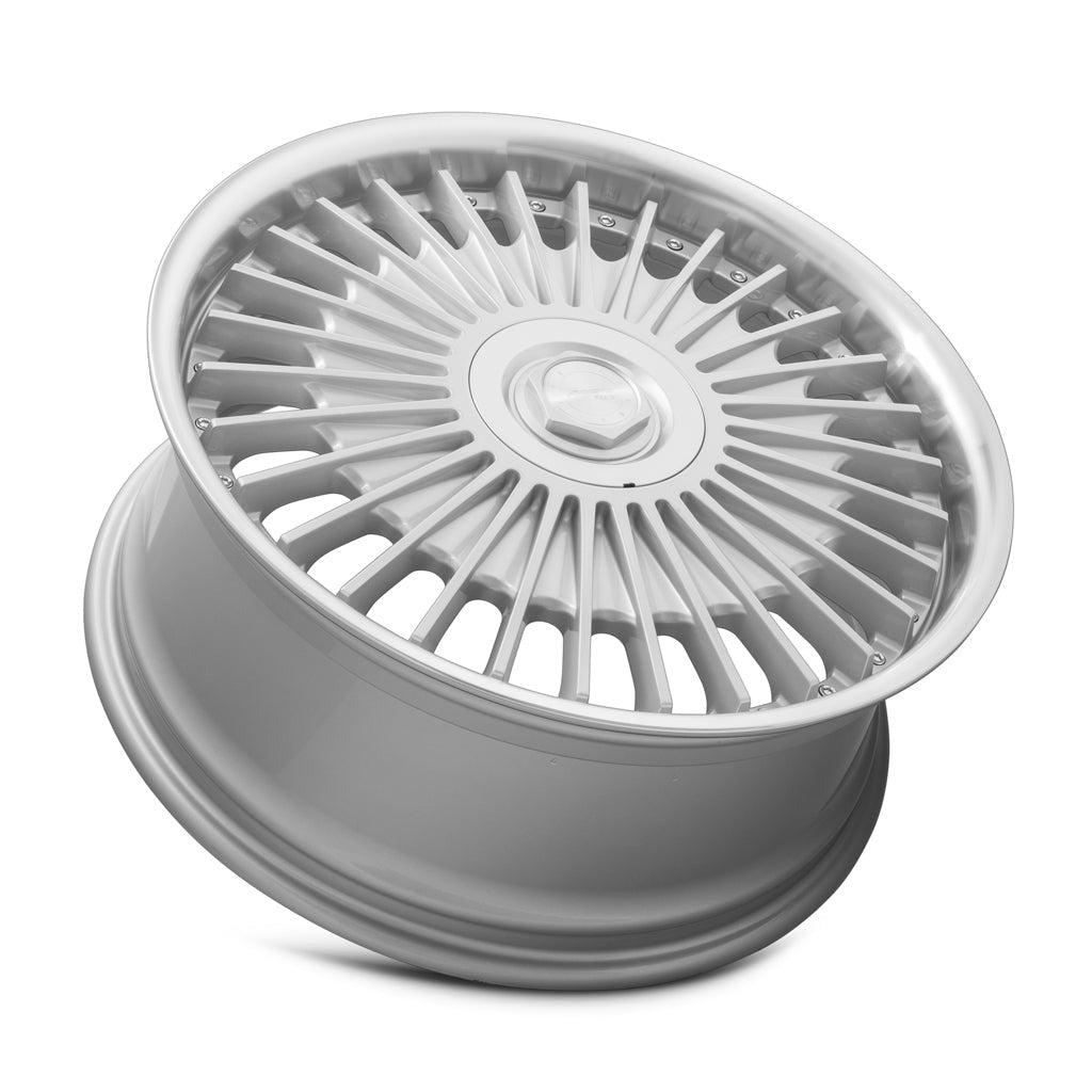MRR VP4 20" 5x112 Silver Machined Lip