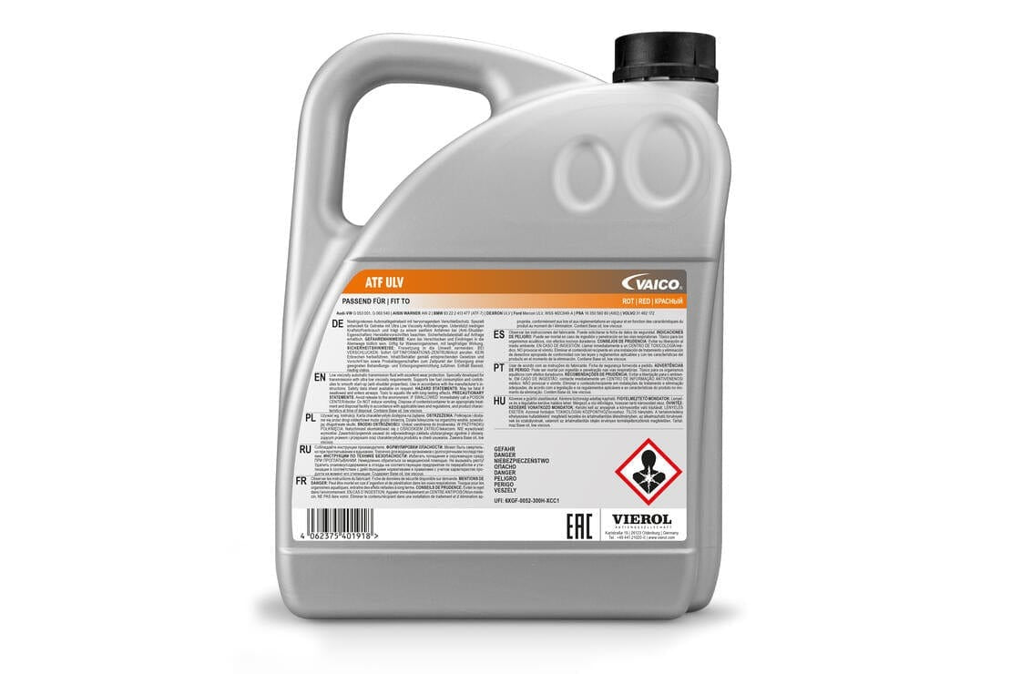 Automatic Transmission Fluid ULV (5L)