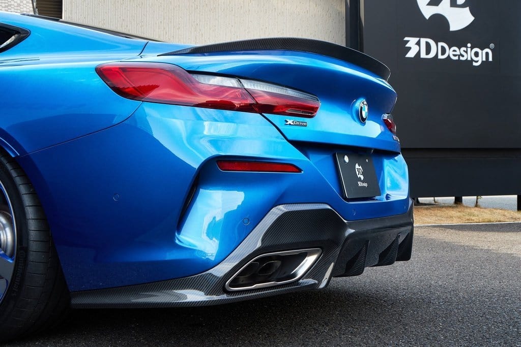 3D Design - 8 Series G14 / G15 M-Sport Rear Diffuser Carbon