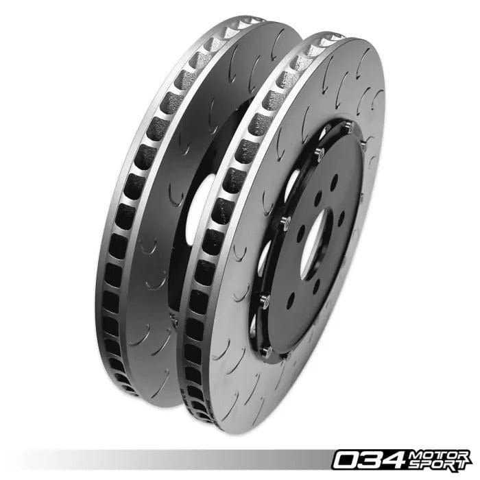 034Motorsport 2-Piece Floating Rear Brake Rotor Upgrade Kit - Audi / C8 / S6 / S7 / D5 / 4M / 4M.5 Q7 / SQ7 / Q8 / SQ8