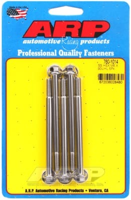 ARP M6 X 1.00 X 90 Hex SS Bolts