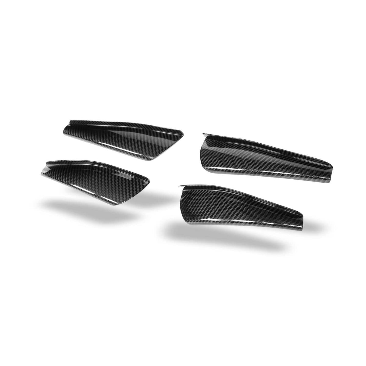 Revozport Carbon Fiber Front Bumper Canards - BMW G87 M2