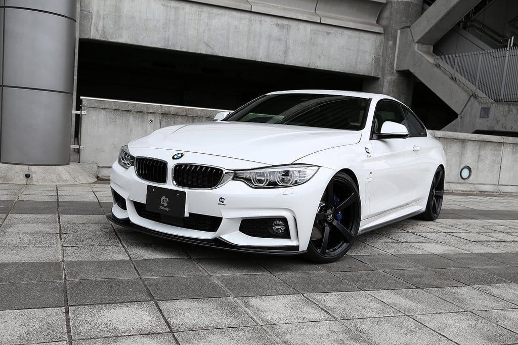 3D Design - 4 Series F32 / F36 Front Lip Spoiler Carbon