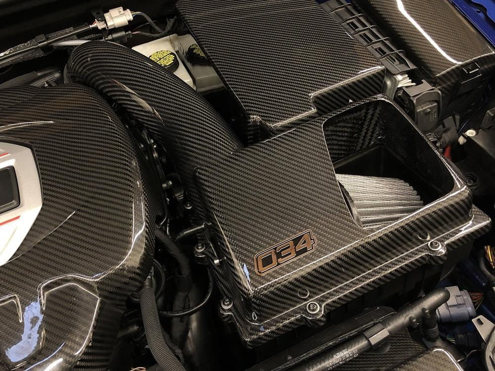 034Motorsport X34 Carbon Fiber MQB Open-Top Cold Air Intake System