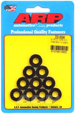 ARP 5/16in ID .675inOD Black Chamfer Washers (Set of 10)