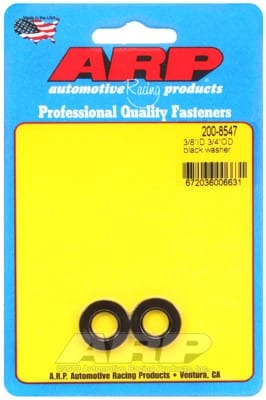 ARP 3/8inID 3/4inOD Black Washer - 2 Pack
