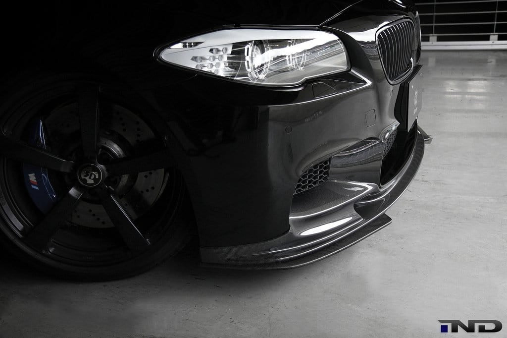 3D Design - M5 F10 Front Lip Spoiler w/Under Splitters Carbon